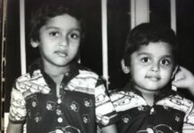 Karthi Instagram - Only way I could irritate my brother was to wear the same type of shirt that he wears. Should probably try it again now 😁 Do you brothers dress alike?