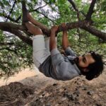 Karthi Instagram - The #puliyamaram which I had tried to climb all through my childhood, finally I’ve done it😁. #AppuchiGramam