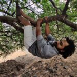 Karthi Instagram – The #puliyamaram which I had tried to climb all through my childhood, finally I’ve done it😁. #AppuchiGramam