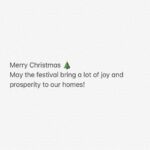 Karthi Instagram – Merry Christmas 🎄 
May the festival bring a lot of joy and prosperity to our homes!