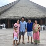 Karthi Instagram - #familytrip #maldives #hideawayresort #throwback