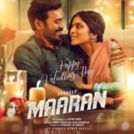 Karthick naren Instagram - Maaran & Thara❤️ #Maaran streaming soon on @disneyplushotstar @dhanushkraja @gvprakash @sathyajyothifilms @malavikamohanan_ @mahendranactorofficial @kk.actor @smruthivenkatofficial