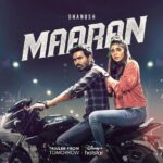 Karthick naren Instagram - Get ready for the #MaaranTrailerTomorrow 🔥 #Maaran streaming soon on @disneyplusHSTam @dhanushkraja @gvprakash @sathyajyothifilms @malavikamohanan_ @smruthivenkatofficial @mahendranactorofficial @kk.actor