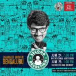Karthik Kumar Instagram - #Bengaluru Vapour last 10 tkts. #SecondDecoction Laaast shows. https://in.bookmyshow.com/bengaluru/events/evam-presents-karthik-kumars-second-decoction/ET00055457