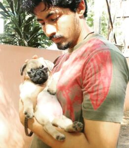 Karthik Kumar Instagram - When she was a baby :) #Kapalee is my Buddha.