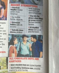 Karthik Kumar Instagram - Is this really an article!? Whatta :)) #Karthik #AmericaMapillai