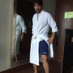 Karthik Kumar Instagram - Middle Class fantasy #Bathrobe