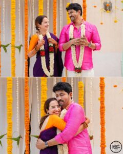 Karthik Kumar Instagram - The wedding 

We insisted, argued, debated and convinced everyone, including ourselves that our wedding rituals would be those we invented, under a faith that we believe in ourselves, and not one that we need to inherit and transmit; and at a venue (home terrace)  that means something to us and maybe only us. 

We invented a ceremony filled with love and wishes from the family-friends and made our parents the chief guests at our wedding. It was our wedding after all. 

We exchanged whatever we exchanged equally : I didn’t take her, and she didn’t take me : we had each other and this merely shared that everyday truth to all. 

I will strive to remain her equal and she mine : but we will each strive to be more, individually and together, while remaining equal. 

#WeddingRitual #Non-Religious #sweetKarAm #Equalpartners #MottaiMaadi 

Pic by @simplepicturesco 
Clothes by @ashwin.thiyagarajan 
Decor and design by @vizhamedai Wedding officiated by our close friends!
