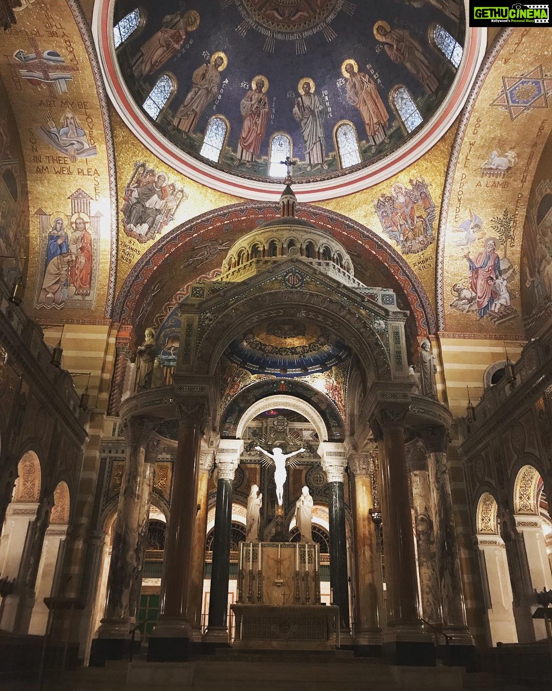 Karthik Kumar Instagram - Prayers at StLouis ❤️