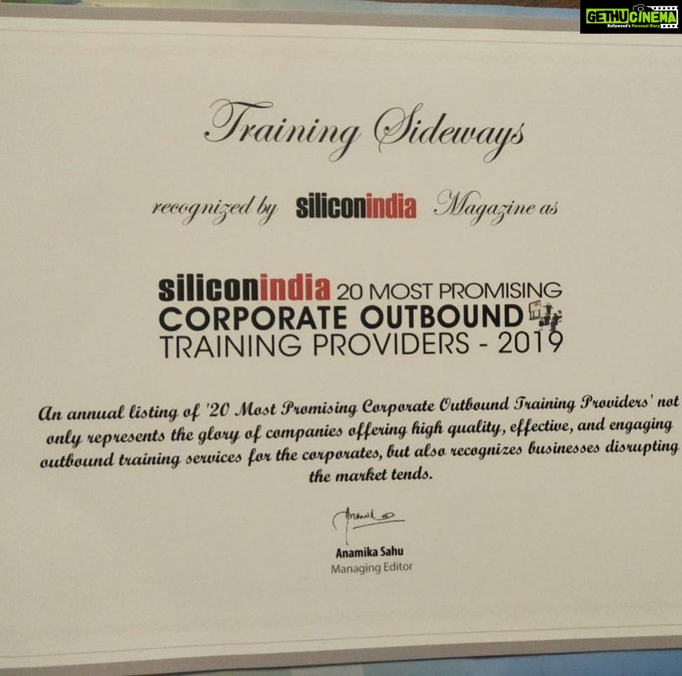 Karthik Kumar Instagram - For all your outbound corporate training needs contact mail@trainingsideways.in 