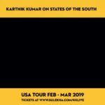 Karthik Kumar Instagram – #USA oda #SouthIndians Don’t miss #secondDecoction tour. Www.sulekha.com/kklive