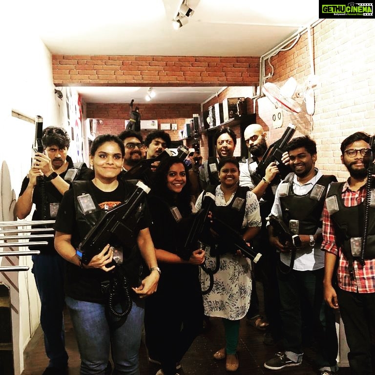 Karthik Kumar Instagram - Thank you @gsector #Evam G Sector - Lazer Tag