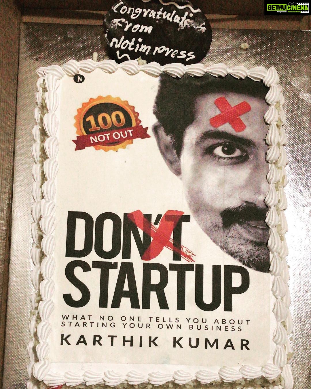 Karthik Kumar Instagram - Always wanted to #Startup and didnt know where to Start? Try this book which will tell you everything about starting your own business... link in Bio.