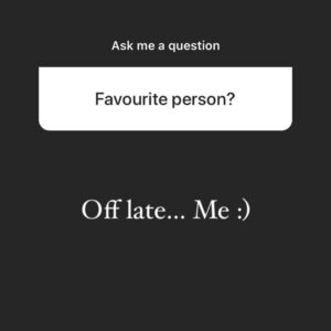 Karthik Kumar Instagram - Q&A fun :)