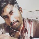Karthik Kumar Instagram - Jan 1 writing session in solitude and then the light catches u ☀️
