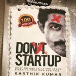 Karthik Kumar Instagram - ‪Completed 100 videos of the 101 to promote #DontStartup and your publishers make a big deal of it. Thank you for the love @notionpress ❤️ ‬