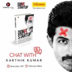 Karthik Kumar Instagram - Today 6pm #Odyssey - Book talk and Signing 🙂
