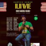 Karthik Kumar Instagram – ‪#USA tour Feb-Mar 2019. ❤️‬
