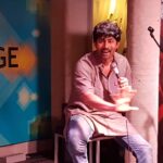 Karthik Kumar Instagram – Some days you neeeeeddddd the stage time and then you get a kiss on the cheek from the world ❤️