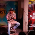 Karthik Kumar Instagram - Some days you neeeeeddddd the stage time and then you get a kiss on the cheek from the world ❤️