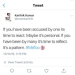 Karthik Kumar Instagram -