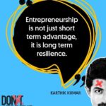 Karthik Kumar Instagram - ‘Dont Startup: what no one tells you about Starting your own business' : Pre-order your copy at https://www.amazon.in/dp/164429186X #Evam15 #DontStartup #Entrepreneur #Startups