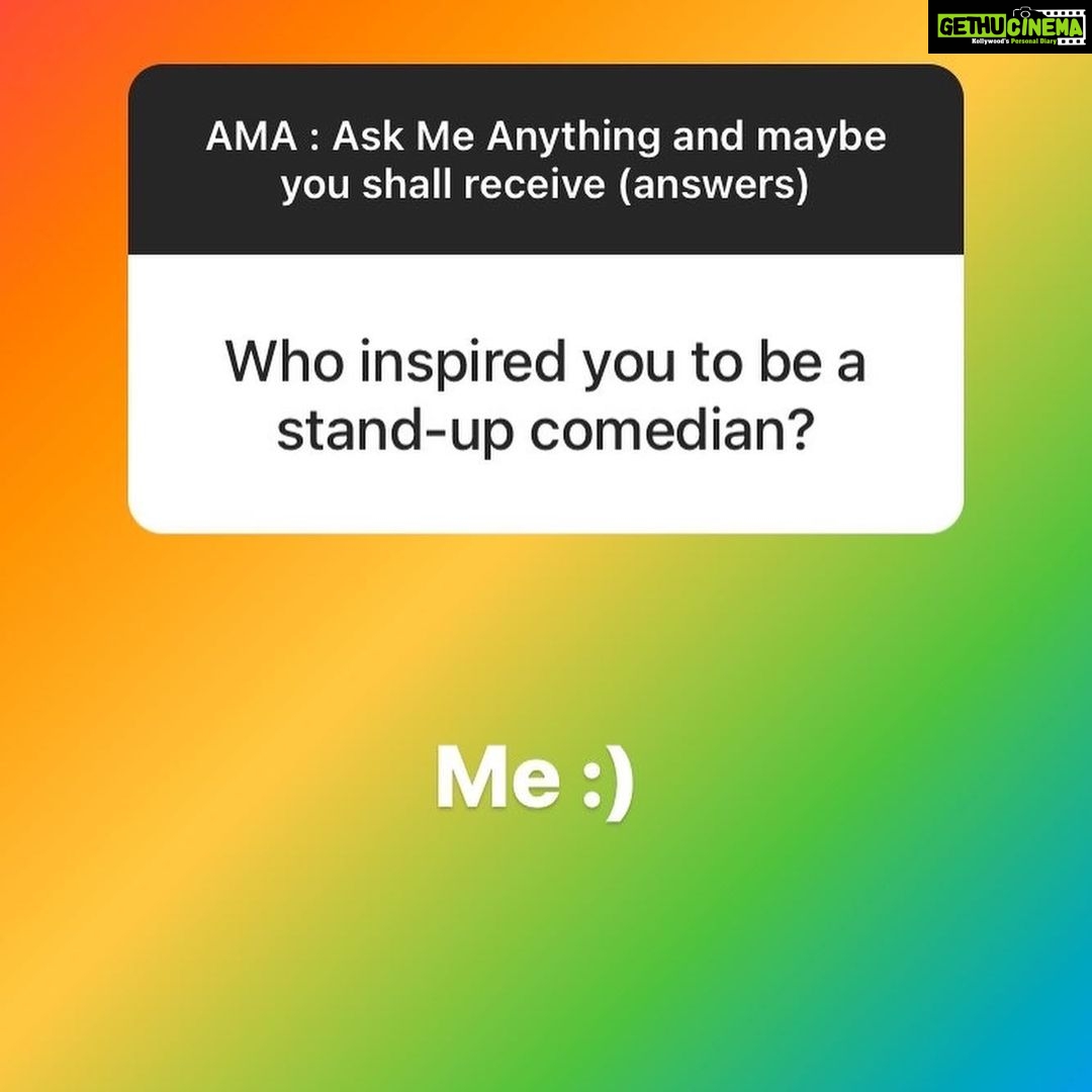 Karthik Kumar Instagram - AMA done. Part1