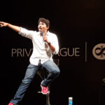 Karthik Kumar Instagram - Loving the stage time for good causes :) #standupcomedy #standup