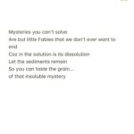 Karthik Kumar Instagram – Mysteries