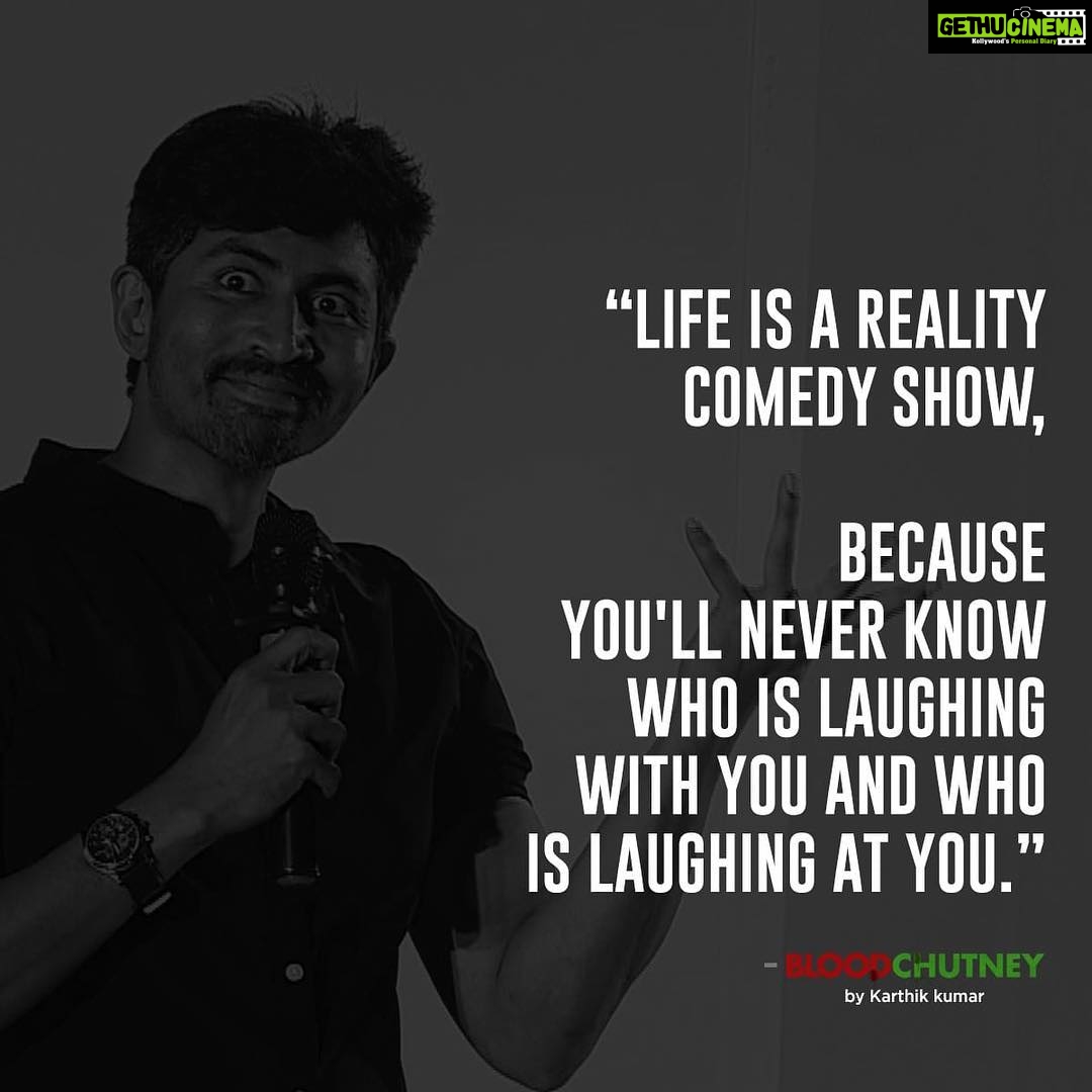 Karthik Kumar Instagram - #bloodchutney on #amazonprimevideo - have u watched it yet :)