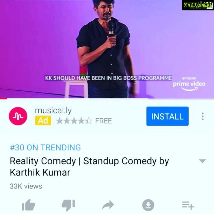 Karthik Kumar Instagram - New clip from #Bloodchutney trending on YouTube. Have u watched the show on #AmazonPrimeVideo yet? ❤️