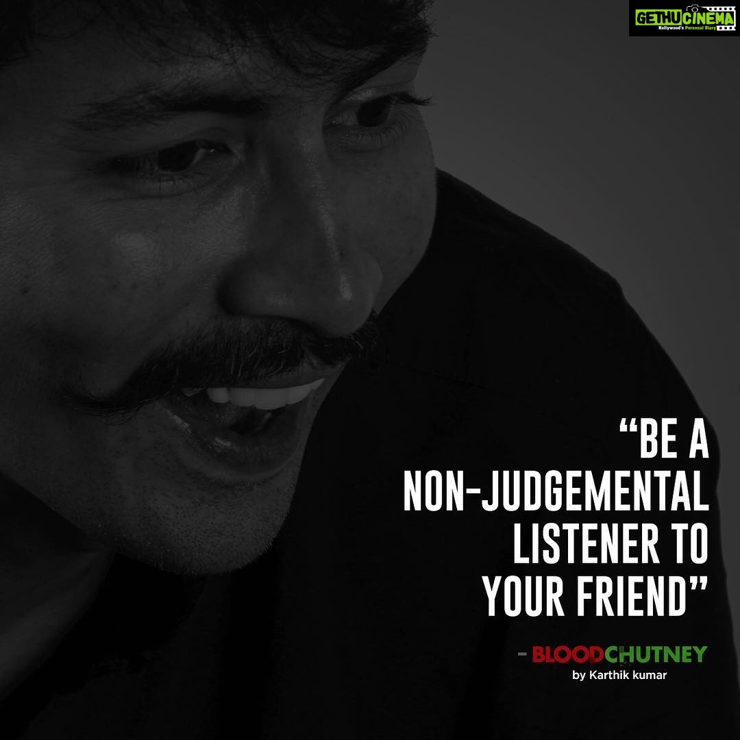 Karthik Kumar Instagram - #BloodChutney playing on #AmazonPrimeVideo : Have u seen it yet? :)