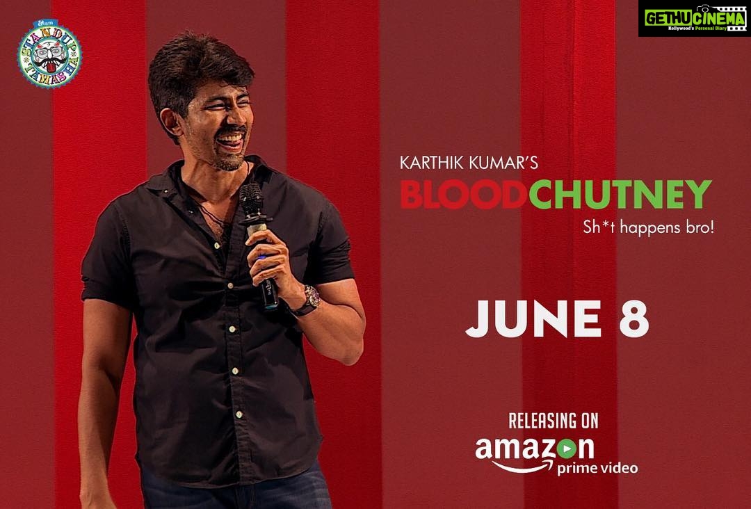 Karthik Kumar Instagram - Have u watched it yet? :) #amazonprimevideo #bloodchutney