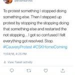 Karthik Kumar Instagram - ‪To protest something I stopped doing something else. Then I stepped up protest by stopping the stopping doing that something else and restarted the not stopping... I got so confused I felt everything got resolved. Stop. #CauveryProtest #CSKHomeComing ‬