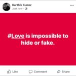 Karthik Kumar Instagram – #Love