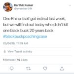 Karthik Kumar Instagram - #Blackbuck
