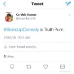 Karthik Kumar Instagram - #standupcomedy