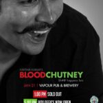 Karthik Kumar Instagram – #Bengaluru today. Few tickets left for 5pm. Buy now and catch www.BloodChutney.com ❤️