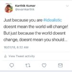 Karthik Kumar Instagram - #Ideal