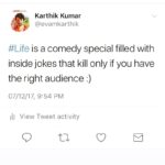 Karthik Kumar Instagram - #Life