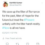 Karthik Kumar Instagram - #Now