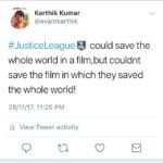 Karthik Kumar Instagram - #JusticeLeague