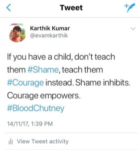 Karthik Kumar Instagram - #childrensday #bloodchutney