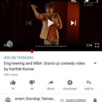 Karthik Kumar Instagram - As I’m suffering from #Engineering & #MBA - RT only if have suffered the condition. ❤️ New #StandupComedy vdo!