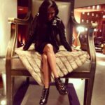Karthika Nair Instagram - When you finally find a chair your legs can dangle on. #ladylonglegs #throwbackthursday
