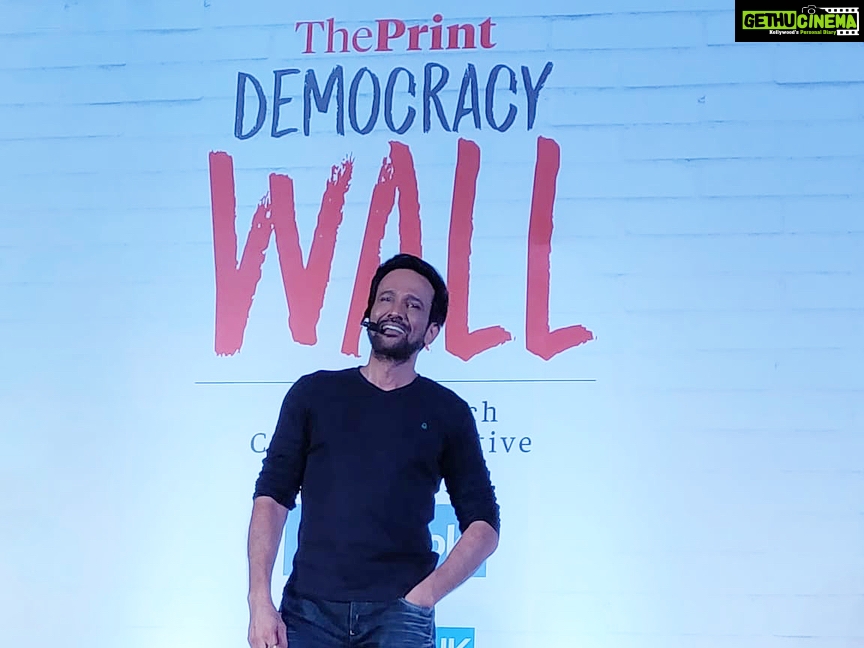 Kay Kay Menon Instagram - Questions. Answers. Opinions. Suggestions. It was a rewarding interactive session with the students of @symbiosis_university for @theprintindia’s Democracy Wall. Hope you all enjoyed the session as much as I loved being a part of it. @shekharguptaofficial @omkarb2110