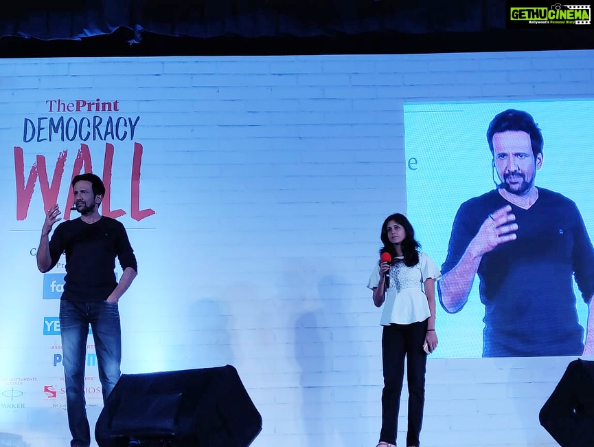 Kay Kay Menon Instagram - Questions. Answers. Opinions. Suggestions. It was a rewarding interactive session with the students of @symbiosis_university for @theprintindia’s Democracy Wall. Hope you all enjoyed the session as much as I loved being a part of it. @shekharguptaofficial @omkarb2110
