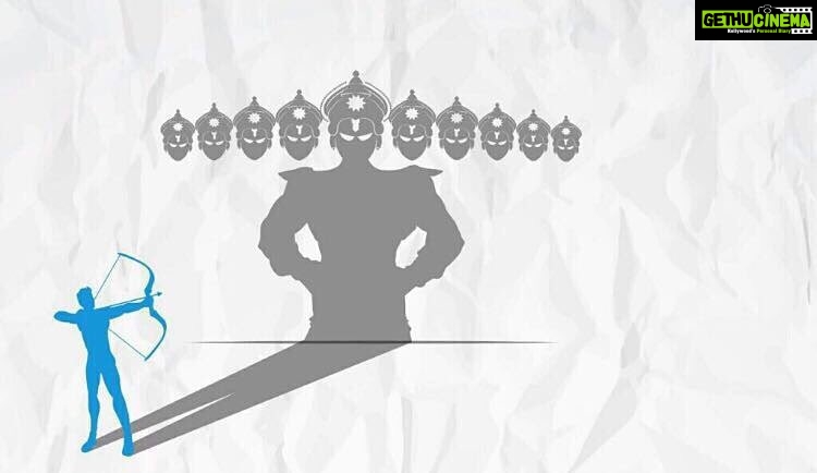 Kay Kay Menon Instagram - Why do festivals remind us, once every year, that good wins over evil? Thats because we tend to forget that thought in daily life ! 😊 #HappyDussehra #FestivalsOfIndia #festivemode #thoughts #words #actions