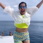 Keerthi shanthanu Instagram – Goofing around in the middle of the sea 🌊 Take me back!
Captured by @shanthnu 
#maldivesisland 🐠
#maldivesbeach 
#maldivestrip