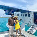 Keerthi shanthanu Instagram - An exciting sea plane transfer @mantaair 💛 #maldives #trip @kandima_maldives @touronholidays @oneaboveglobal Kandima Maldives